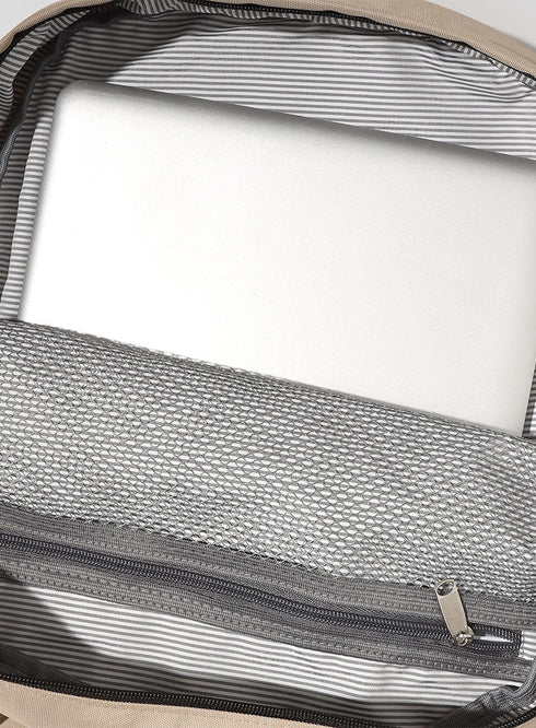 Beige BackPack - Bag - Khotwh